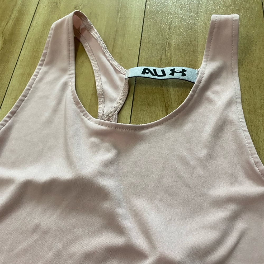 Under Armour Heat Gear Women’s Small Pink Running Tank Top - Picture 3 of 5